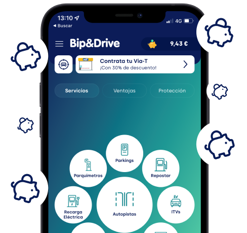 With Bip&Drive it's easy to save