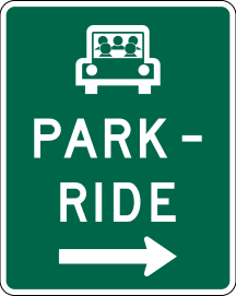 señal de park and ride